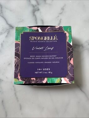 Spongellé Violet Leaf Body Wash Buffer